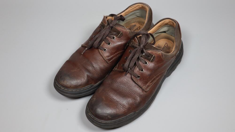 Clarks Men's Bradley Vibe Oxford Tan Tumbled Leather Shoes Tan Tumbled Size 11.5